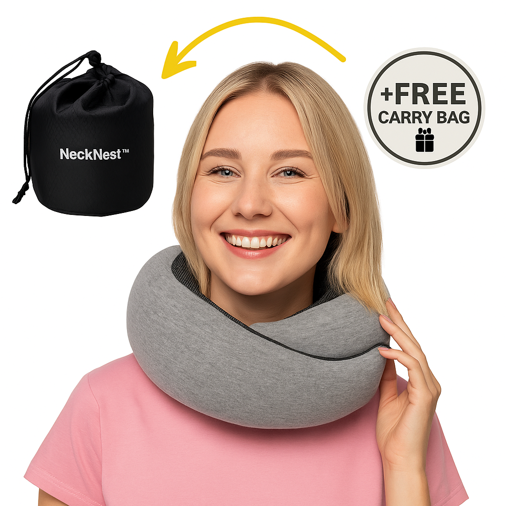 NeckNest™ Travel Pillow