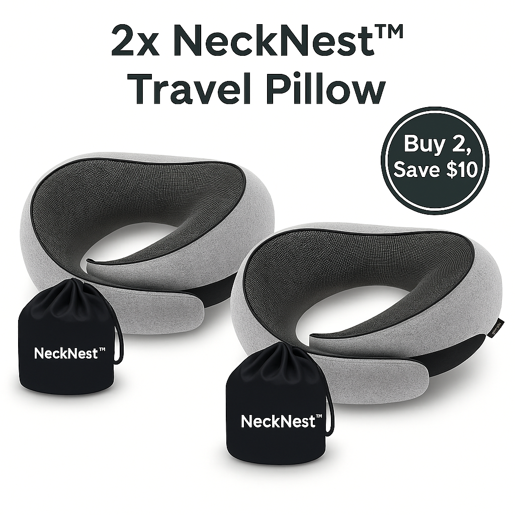NeckNest™ Travel Pillow
