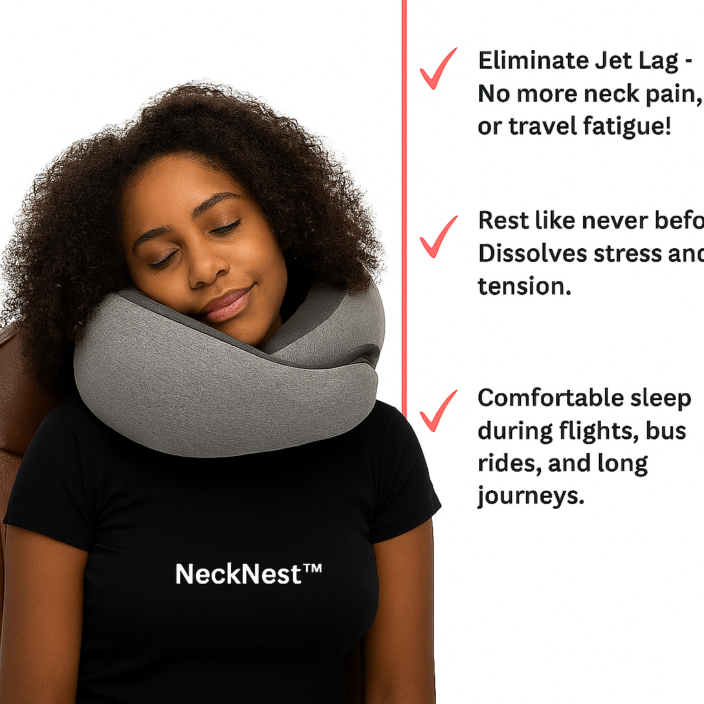 NeckNest™ Travel Pillow