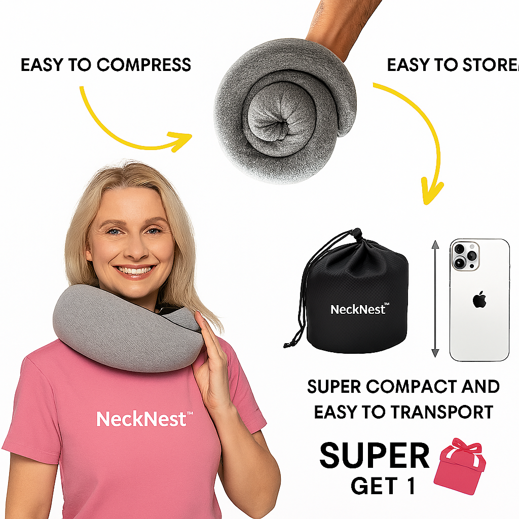 NeckNest™ Travel Pillow