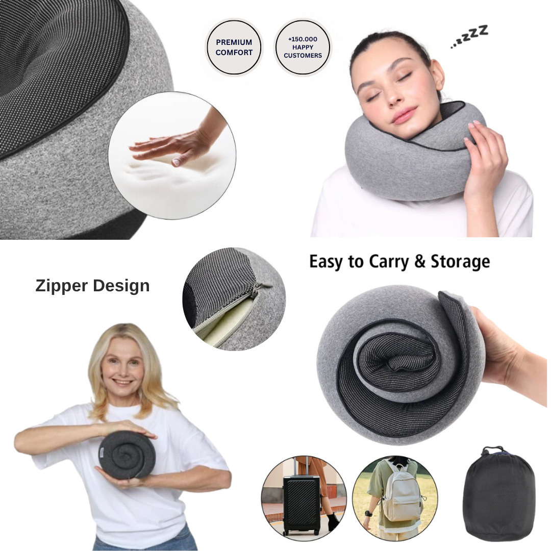 NeckNest™ Travel Pillow